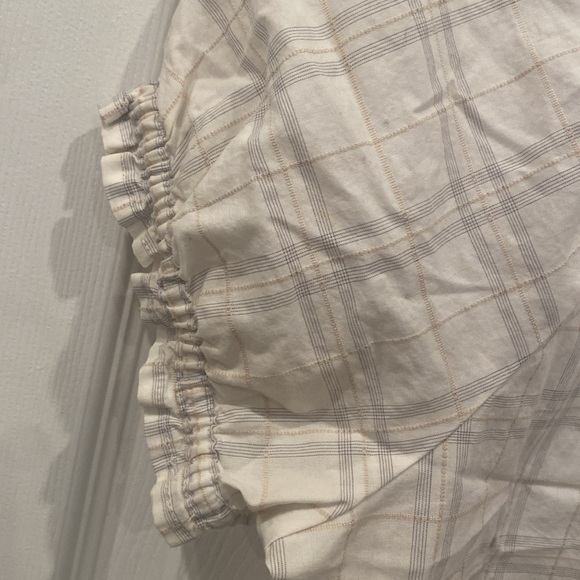 Merona Plaid Boho Style Top with Front Tie - Women’s Size XL . tops shirts - Picture 4 of 5